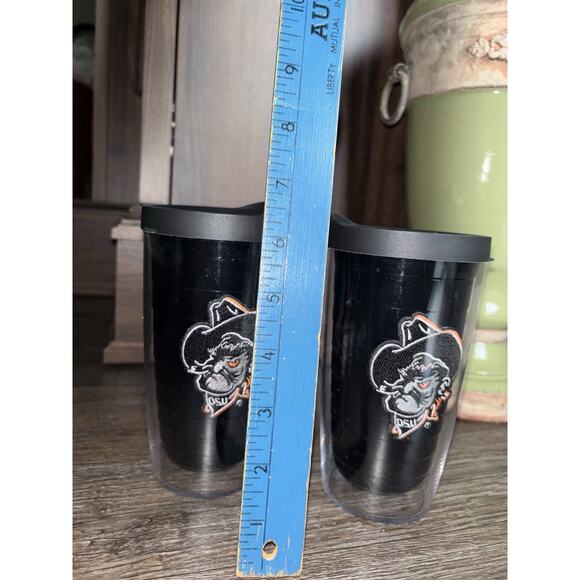 Oklahoma State University 16 Oz Plastic Tervis Tumbler Lot Great Condition! - Picture 4 of 5